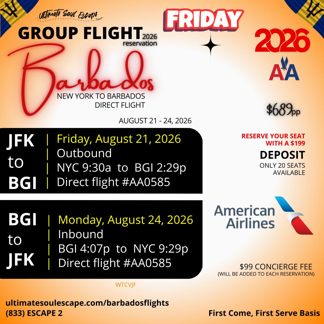 MBJ -2024 Jamaica Flights AA July 30 - Aug 4